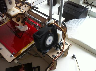 Printrbot LC Fan mount