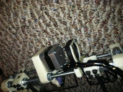 Mendel Stepper Cooling Fan Brackets