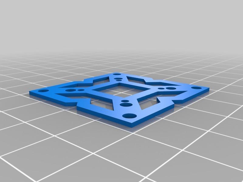 Flight Controller Mounting Hole Template