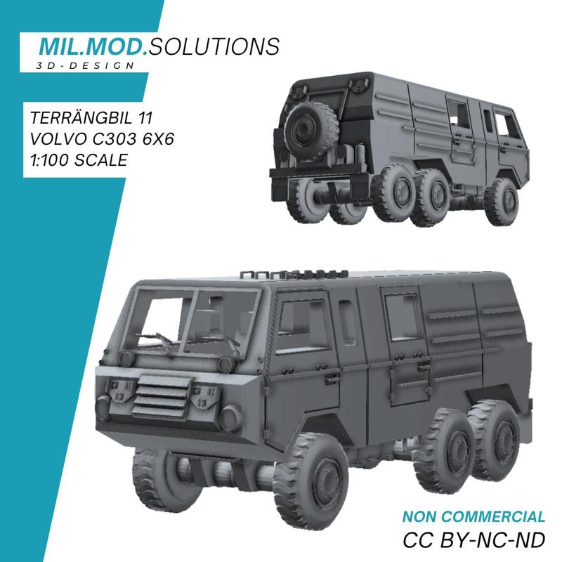 Terrängbil 11 Volvo C304 6x6