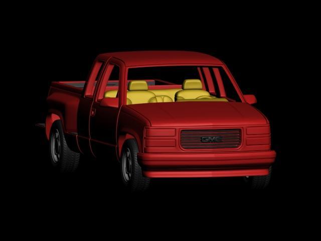 GMC SIERRA C1500 EXTEND-CAB 1/64 SCALE
