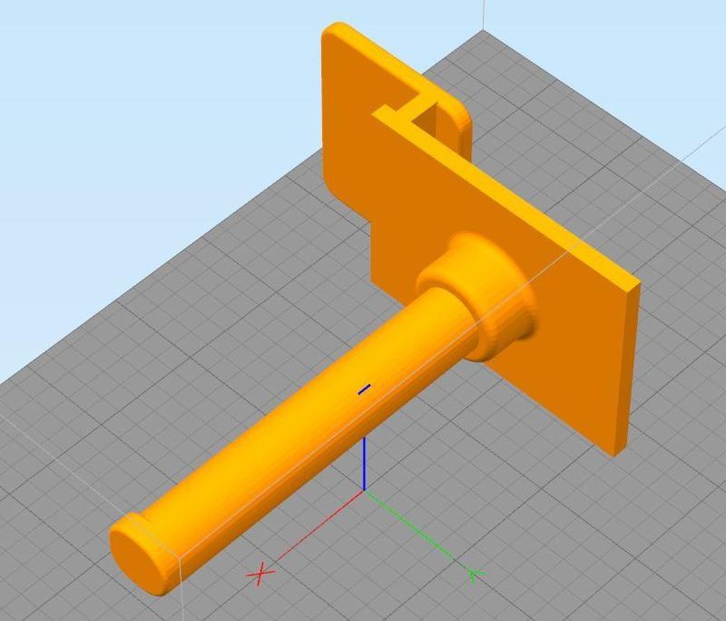 FFCP QUICK CHANGE 17mm diam 70mm long spool holder (Taulman)