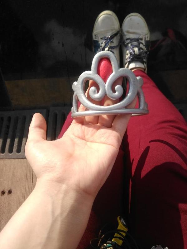 Princess Peach wedding tiara