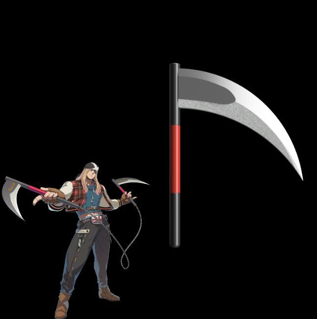 axl low's kusarigama Guilty gear strive