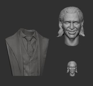 1/6 1/12 Smile Joker 2 Folie à Deux Joker Joaquin Phoenix bust headsculpt
