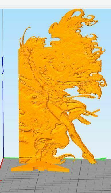 Phoenix Complex Lithophane