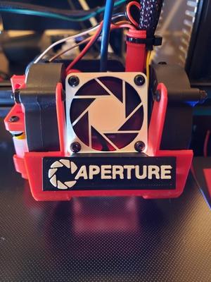 Aperture Science Fan/LED Cover for Hero Me Gen 3 Dual