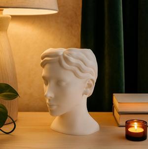Musea Vase – Sculptural Bust-Inspired Home Decor