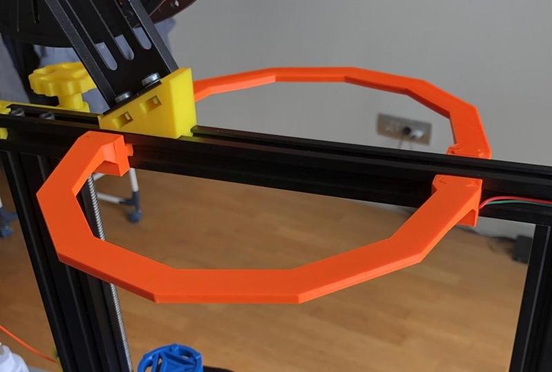 Ender 3 V2 Halo Light Led Strip Holder
