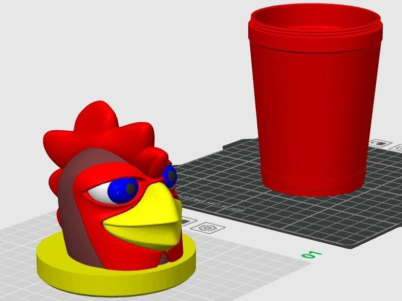 Bartolito the Rooster Milkshake Cup from Zenon's Farm