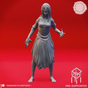 Vampire Spawn - Alert - Tabletop Miniature (Pre-Supported)
