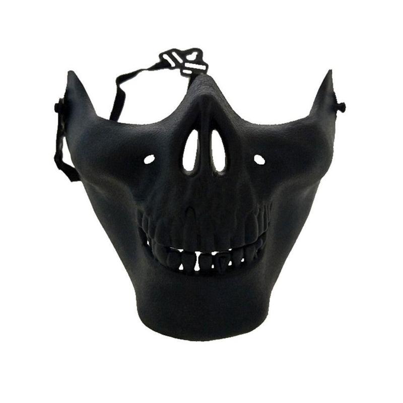 Skull Mask Motorcycle Chooper Gangsta Halloween Skull Man