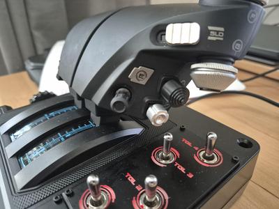 Logitech / Saitek x56 throttle top hat extension