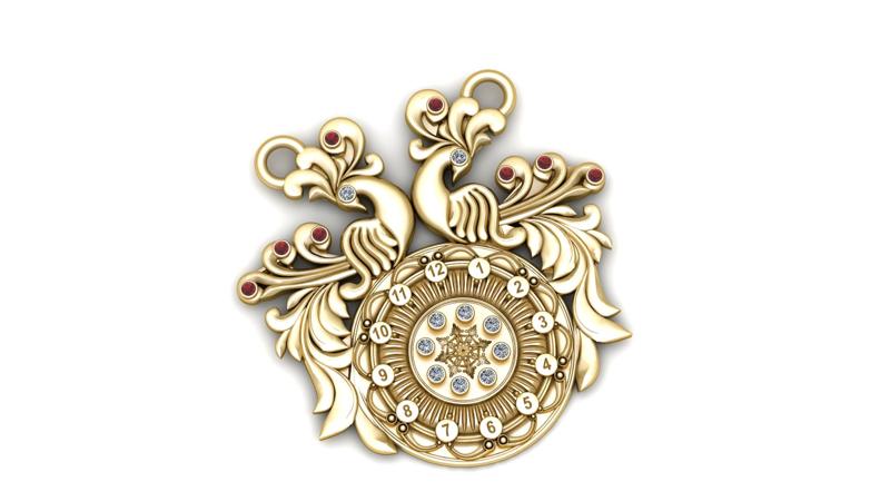 Phoenix Jewelry 3d printable model PENDANT