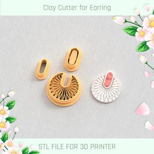 Art Deco Polymer Clay Cutters