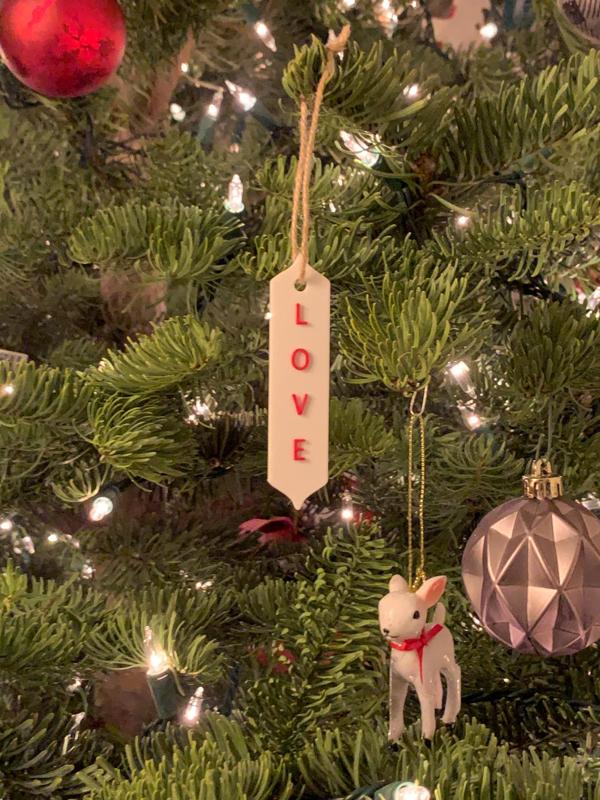 Christmas ornament set - Love