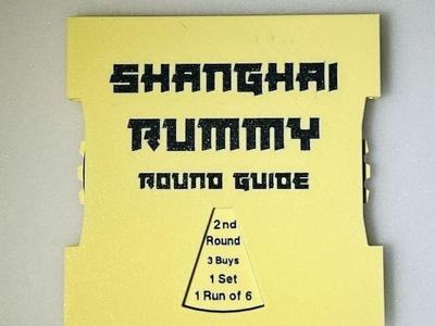 Shanghai Rummy Contract and Round Guide