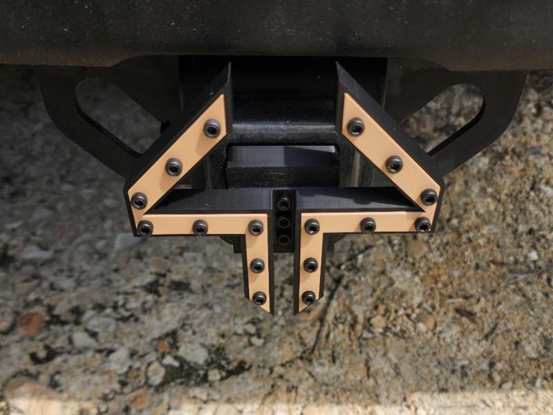 Thick 44 Tacoma Hitch Cover