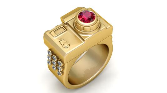 camera ring  3D printable model