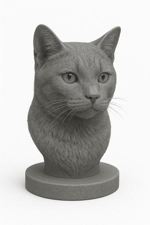 Cat bust