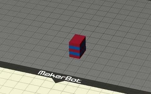 Dual Extrusion Fast Block Test