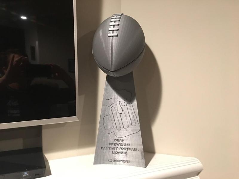 Fantasy Football League Trophy