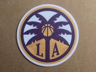 COASTER MASTER INSERT - WNBA LA SPARKS