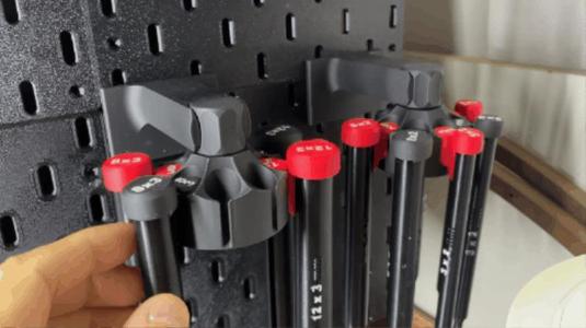 Detachable Rotating Magnet Pen Holder for Skadis