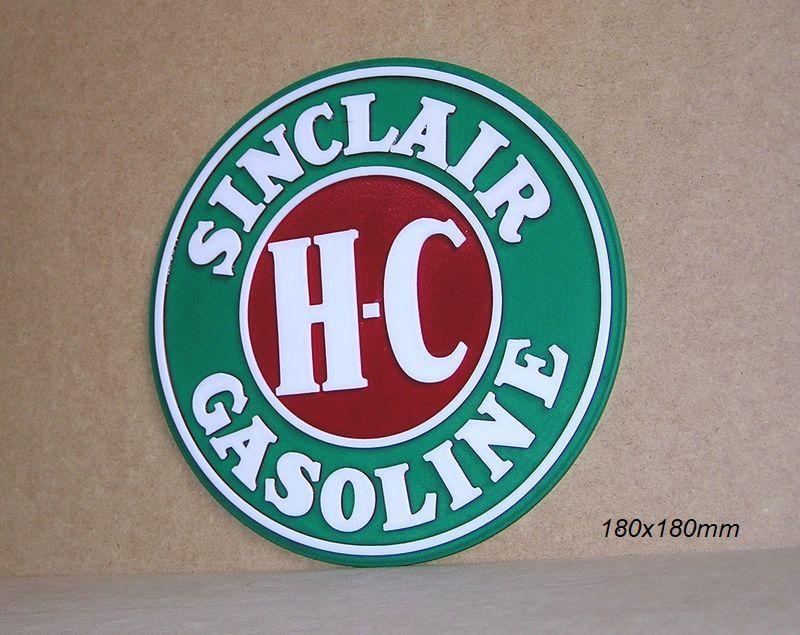 Sinclair, Gasoline, sign, signboard, sign, logo, vehicle, car, automobile, workshop, mechanic, engine, engine