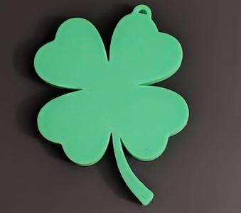 Four-leaf clover keychain