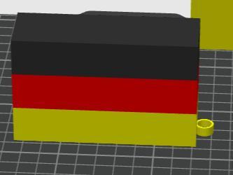 Germeny flag keyhanger