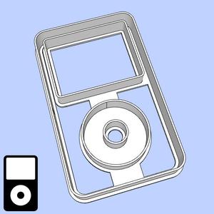 Music cookie cutters - iPod video / classic (style 1)