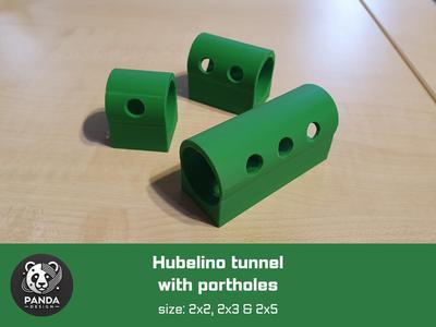 Hubelino - Tunnel with Portholes - 2x2, 2x3, 2x5