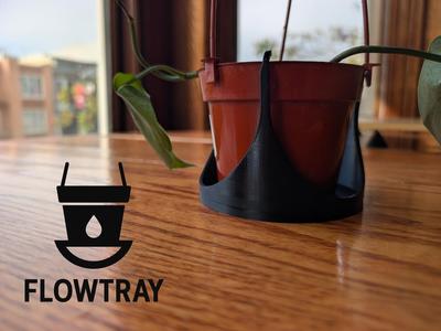 FlowTray - Hanging Planter Drip Tray
