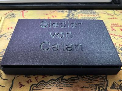 Catan Card Box with Lid Cities and Knights