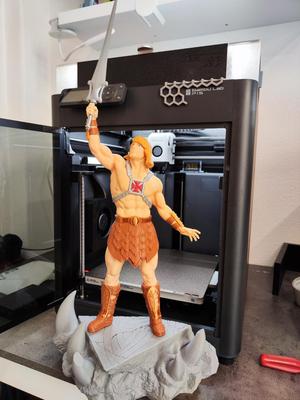 Giant He-Man colorized for Bambulab AMS