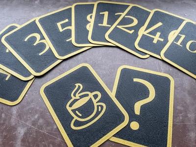 Fibonacci Playing Cards for Estimation
