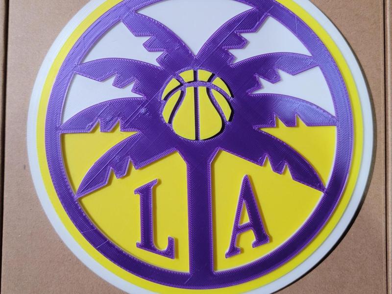 LOS ANGELES SPARKS 3D Logo 180mm series