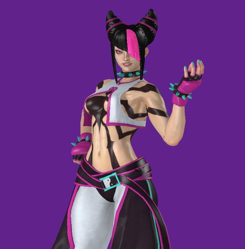 Juri street fighter figure #1