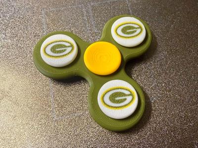 Green Bay Packers Fidget Spinner (625ZZ Bearing)