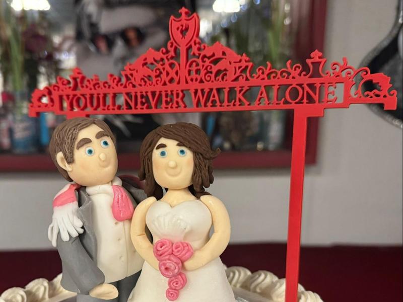 Liverpool FC Cake Topper You'll Never Walk Alone