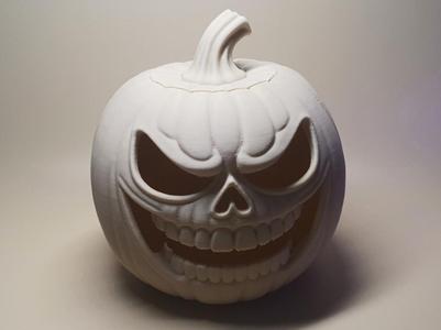 Evil Grinning Pumpkin Jack-O’-Lantern V 2
