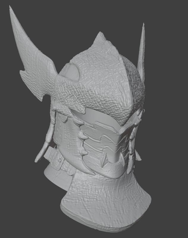 Rex Roar Helm Alpha - Brute Tigrex - MONSTER HUNTER