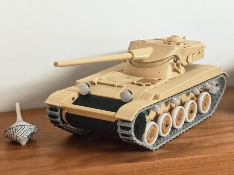 Cyberbrick Remote Control AMX1375 Tank 1:35 Scale Model