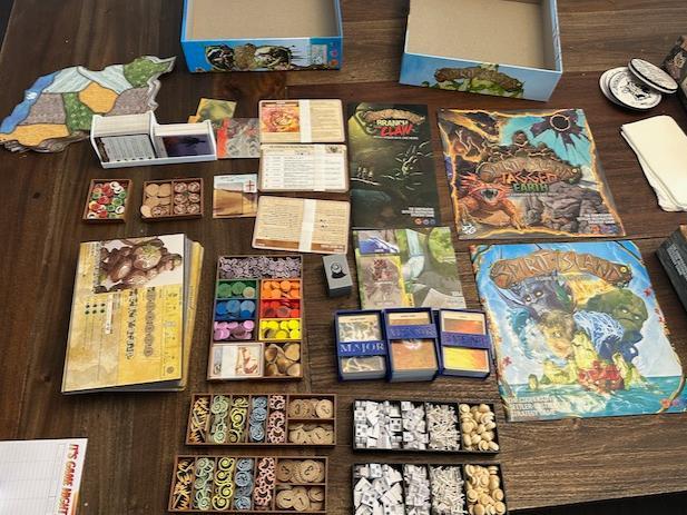 Spirit Island Insert- Branch & Claw,  Jagged Earth