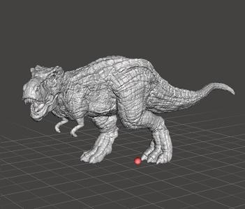 SAVAGE T-REX FIGURE MINIATURE MODEL DINOSAUR MONSTER DND RPG