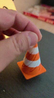 Helical Traffic Cone (Ice Cream Cone)
