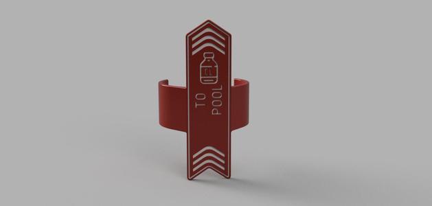 Pool Plumbing Tags - "To Pool"