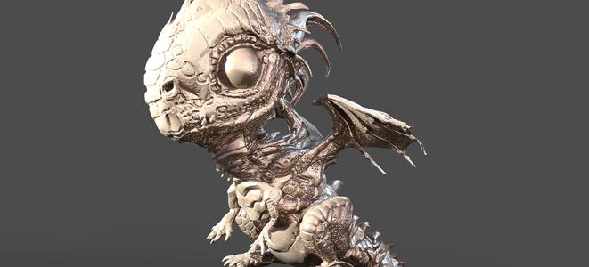 Baby Dragon Sculpture