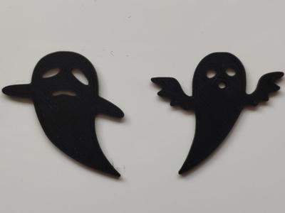 Halloween decoration - ghost sticker